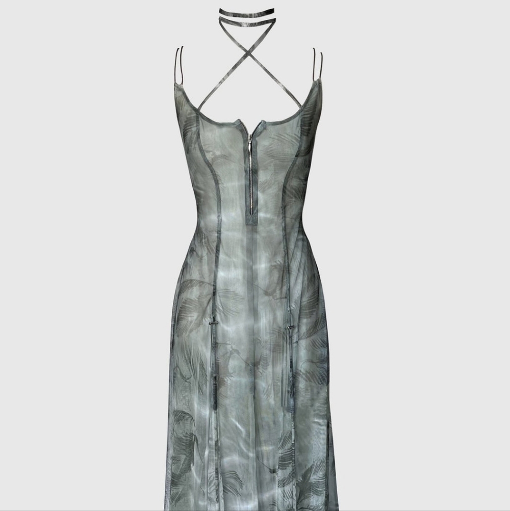 MARINA EERIE JASPER DRESS